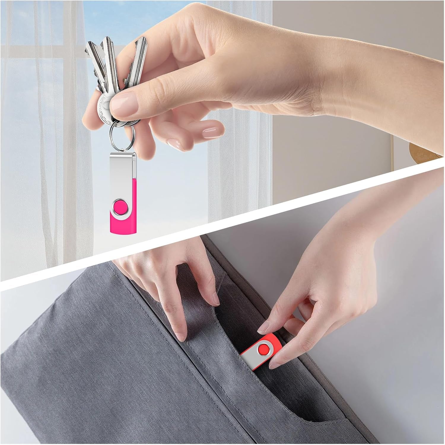 [ NOT 128GB ]  128MB USB Flash Drive 10 Pack, Premium USB 2.0 Swivel Memory Stick Thumb Drive Bulk Jump Drive Pack (10PCS 128MB, Mix Colors)